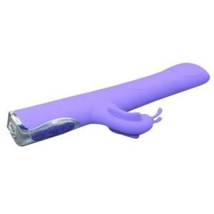 BLACK T-TRANSFER BEADS STICK RABBIT VIBRATOR RV-021
